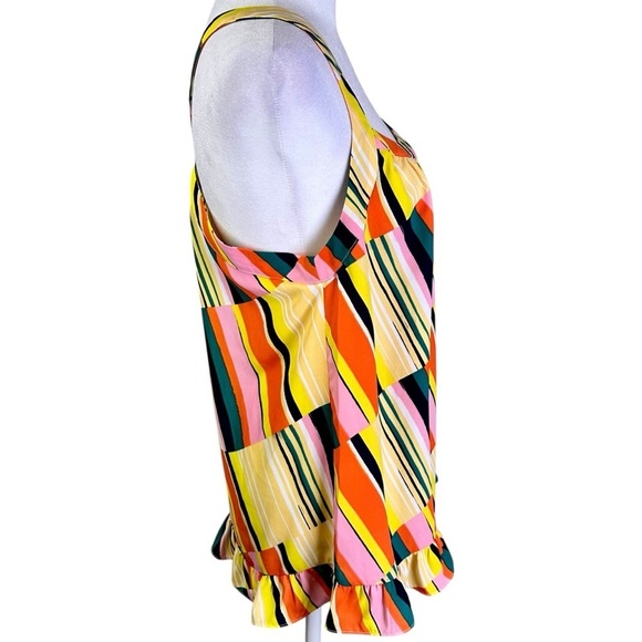 CAbi Colorful Tank Top Sleeveless Stripes Size S - Picture 7 of 12